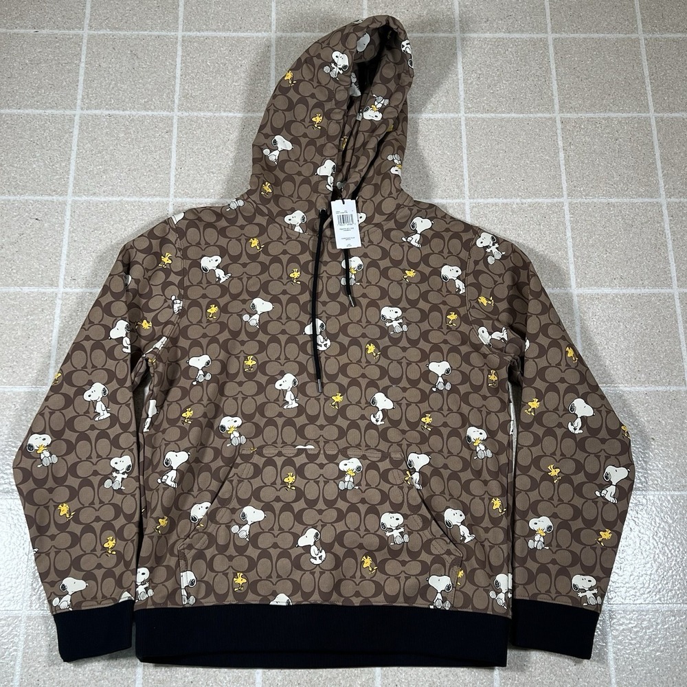 NWT Coach X Peanuts MEN'S  Signature Snoopy Hoodie CE545 Size M Woodstock